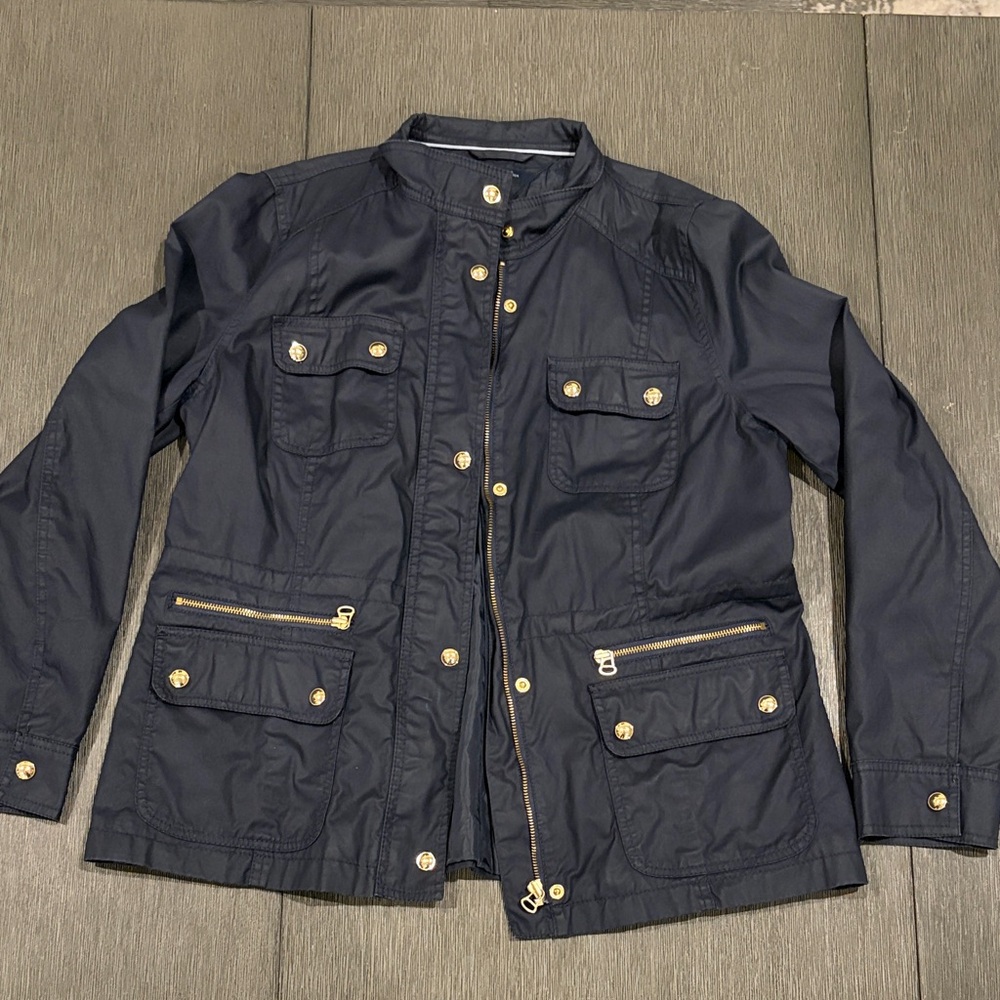 Tommy Hilfiger Men’s Navy Jacket with Gold buttons size Medium